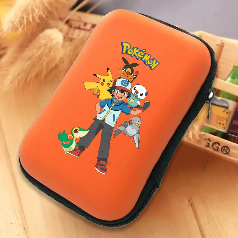 Pokemon Travel Charger Case Anime Pikachu Earphone Zipper Storage Bag Portable Outdoor Charging Cable Carrying Organizer view 6