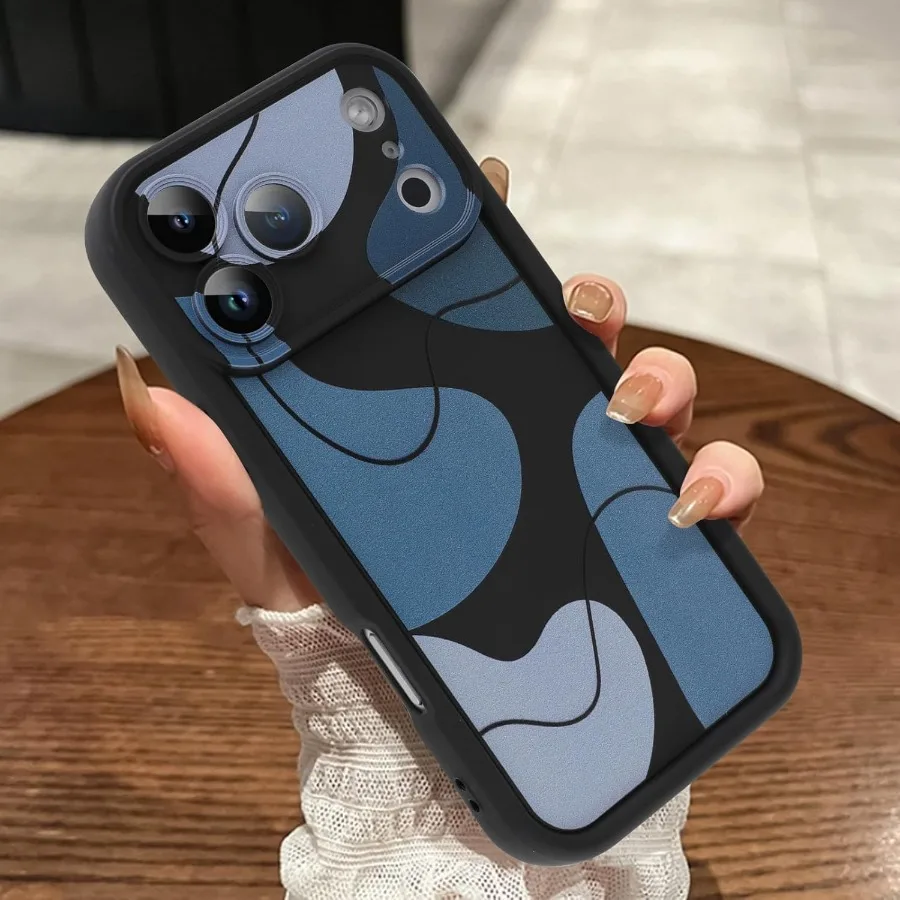 

Compatible with iPhone 17 Pro Max Case Cute Art Design Aesthetic Pattern Shockproof Soft TPU Protective Cover for Women