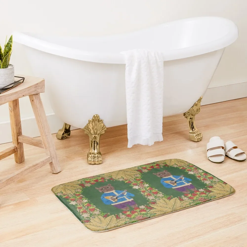 

Mishka Bath Mat Modern Bathroom Accessories Absorbent Rug Mat