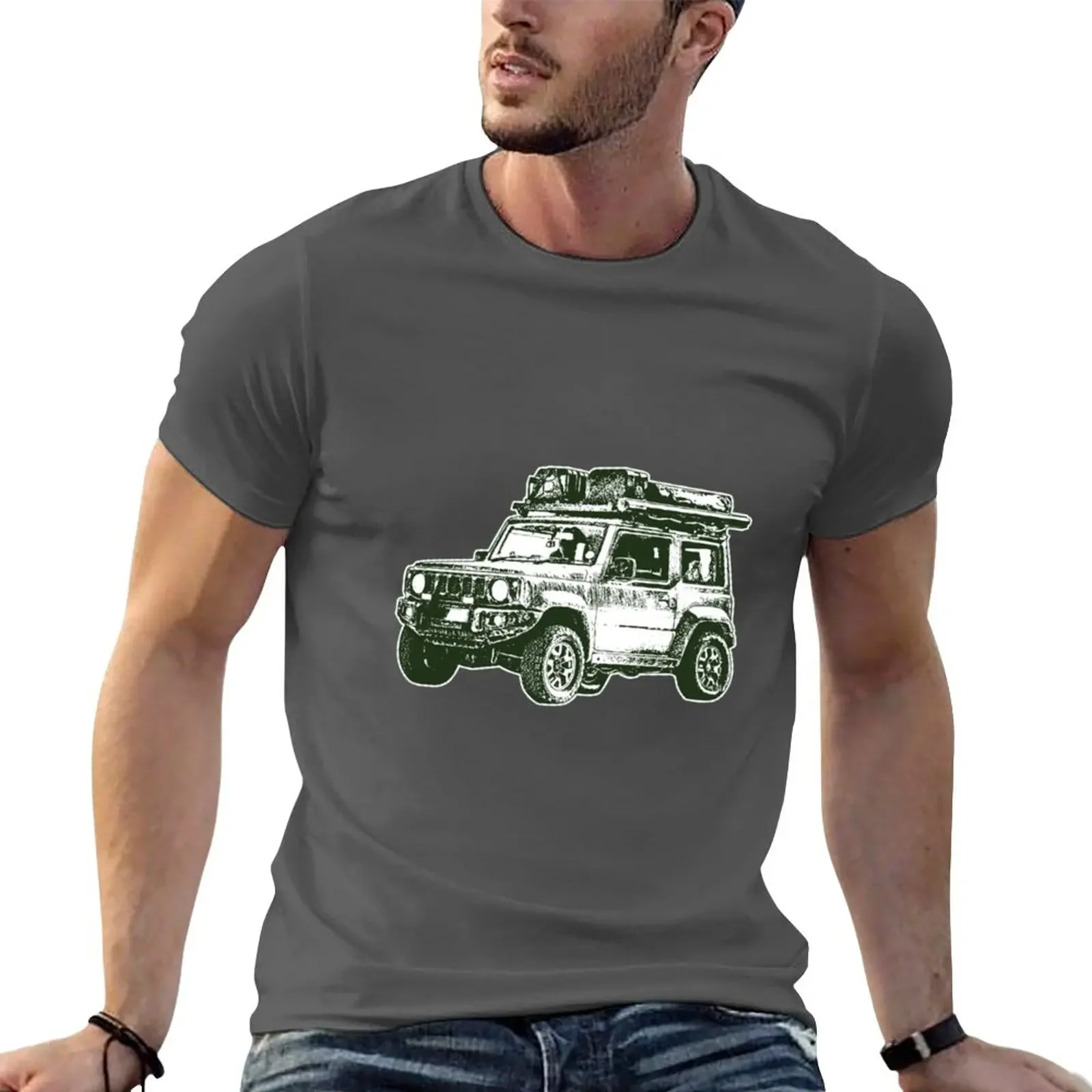 

New Adventure Jimny Sketch T-Shirt korean fashion sublime t shirt Anime t-shirt mens graphic t-shirts anime