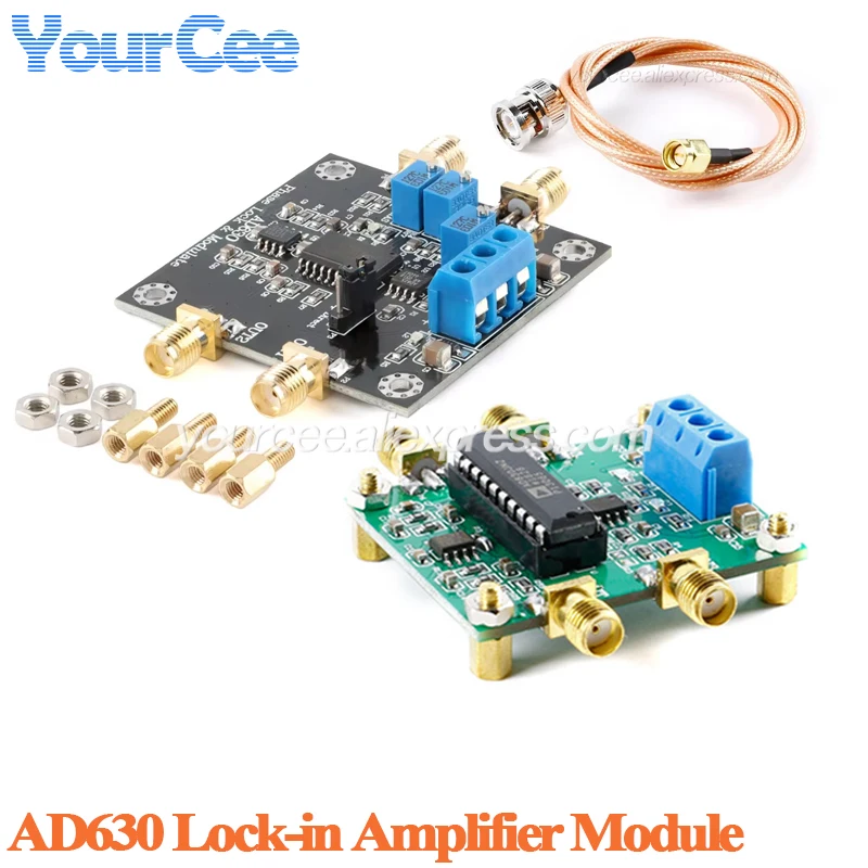 

AD630 Balanced Modulator Lock-in Amplifier Board Module Weak Signal Detection Modulation and Demodulation