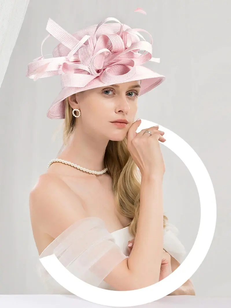 Kentucky Derby Hat Tea Party Formal Church Hat For Women 2023 fancy hats Sombrero Mujer S10-3707