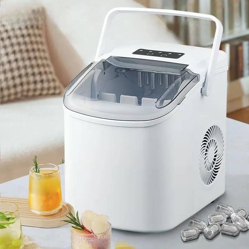 Christmas Portable Electric Ice Maker with 12KG Daily Production for Household and Commercial Use