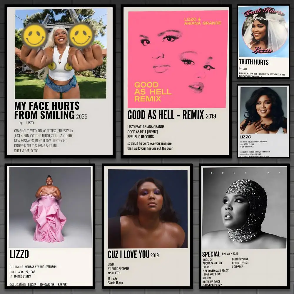 Lizzo Genshin Impact Poster Versatile HD Waterproof Wall Art