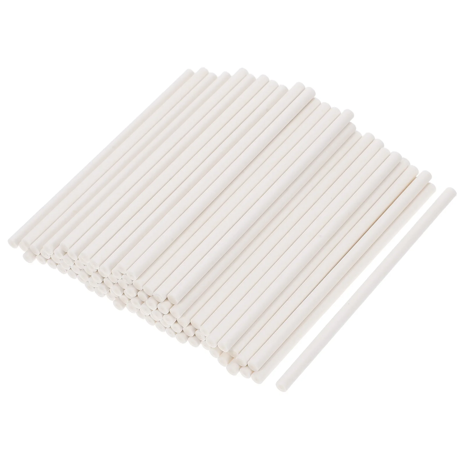 

100pcs Lollipop Candy Making Sticks White Paper Cake Pop Supplies Treat Baking Pops Food Grade Sugar DIY Chocolate Marshmallow