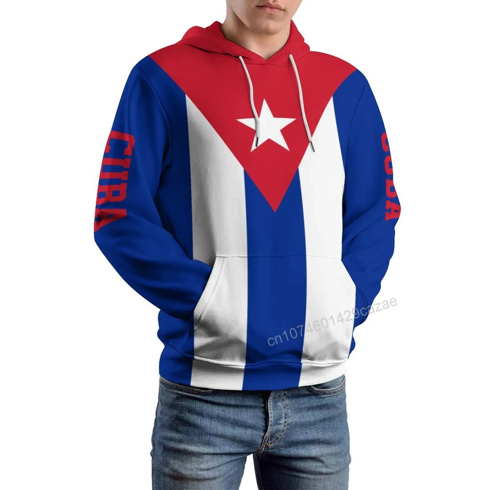 Cuba Country Flag 3D Hoodie Polyester Cool Men Women Harajuku Sweatshirt Unisex Casual Pullover Hoodies