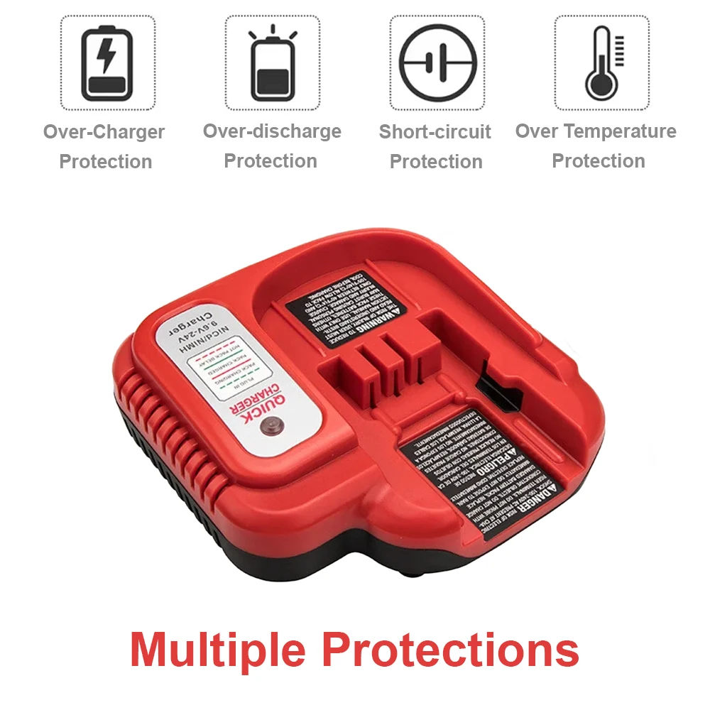 

9.6V 12V-18V Ni-cd&Ni-Mh Battery Charger Suitable for Black&Decker 12V battery A12, A12-XJ, A12EX, A1712, FS120B, FSB12, HPB12