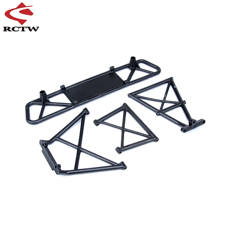 Plastic Front or Rear Bumper Kit for 1/5 Rc Car Losi 5ive T ROFUN ROVAN LT King Motor X2 Truck Spare Toys Parts