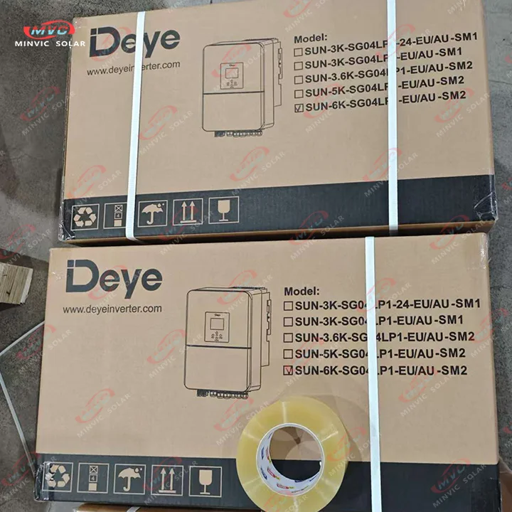 Inverter Hybrid TLF Deye 8kw SUN-8K-SG05 LP1-EU- Inverter Sistem Tenaga Surya Rumah Tangga Paralel Deye 8k 220v