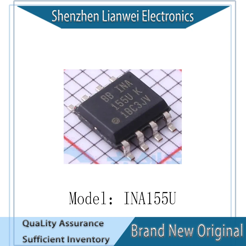 

(10 Piece) 100% New Original INA155U IC Chipset SOP-8