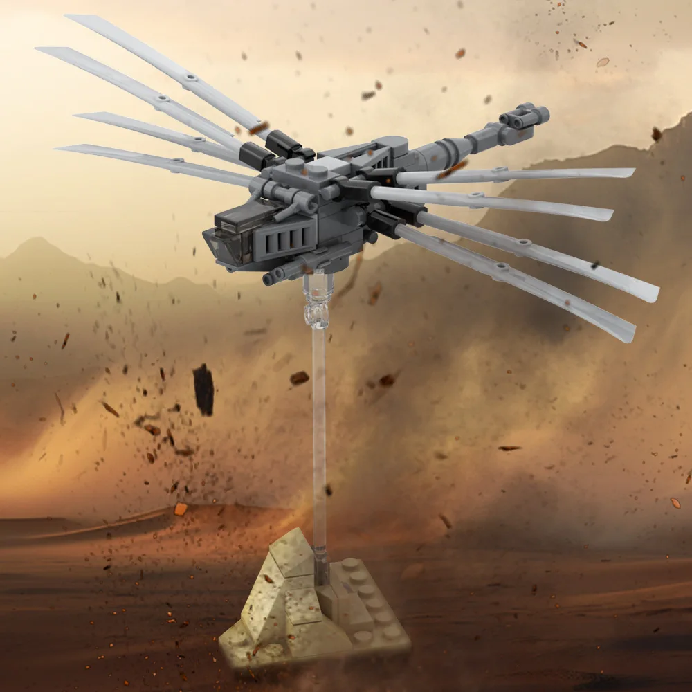MOC ‌Desert Wing Ship 75PCS Building Blocks Model Sci Fi Aircraft Toy Gift for Adult Collectors‌  ‌Validation‌: