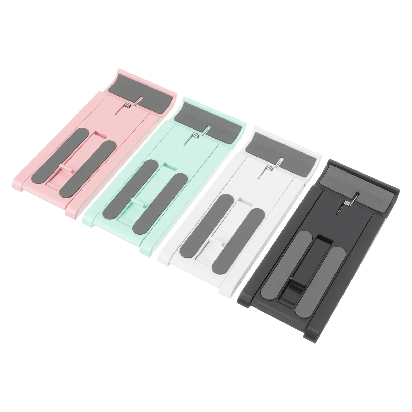 

4pcs Mobile Phone Holder Tablet Brackets Foldable Stand for Office Smartphones with Angle Adjustment Stable Design