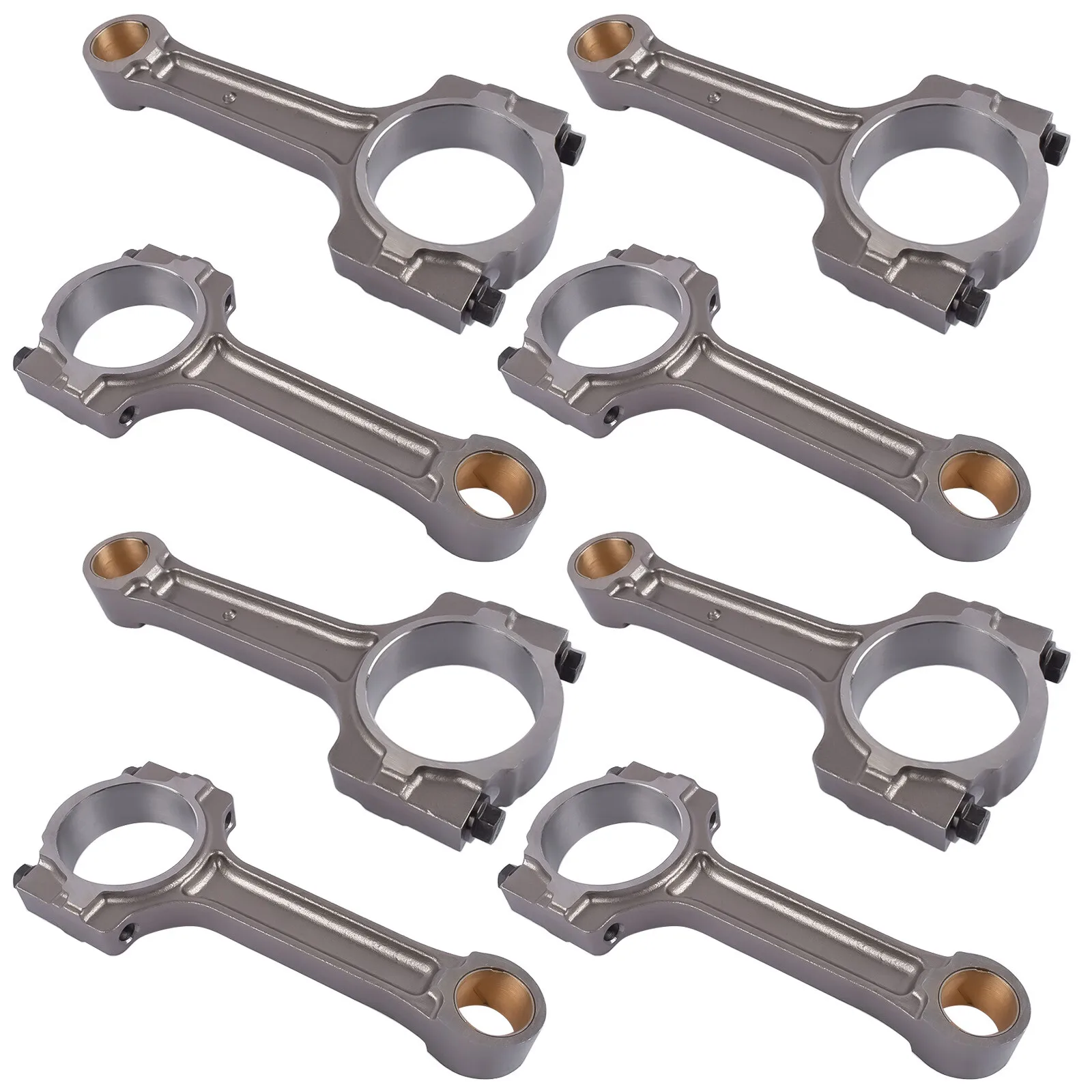 Per GM 5.3L 6.0L LS2 LS3 Gen IV Biella con perno flottante con boccola set di 8