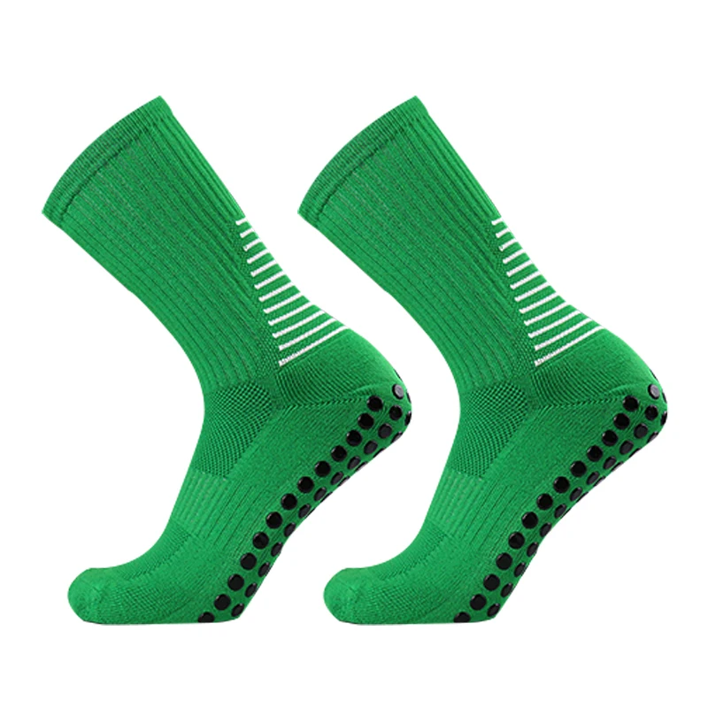 2023 Neue Silikon-Antirutsch-Fußballsocken für Herren und Damen Griffige Outdoor-Sport-Laufsocken Fußballsocken – Detail 3
