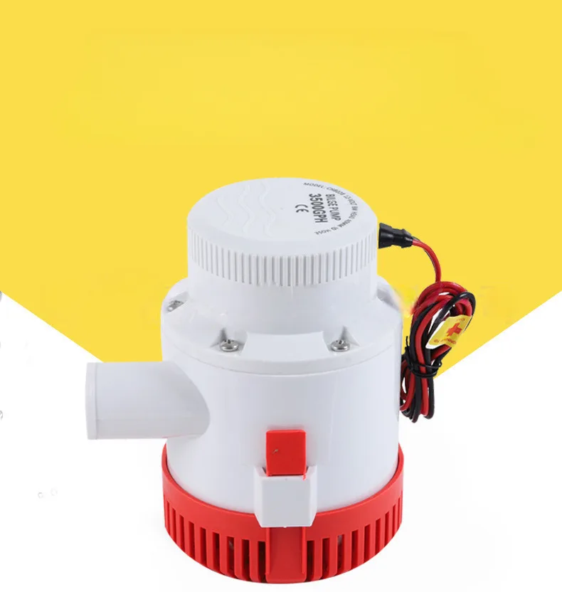 3000/3500/3700gph Large Flow Dc 12v 24v Bilge Pump Electric Water Pump For Boats Accessories Marin Submersible Boat Water Pu