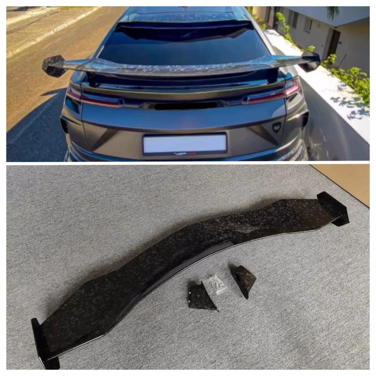 

Used for Upgrading Lamborghini Urus with High-quality Forged Carbon Fiber Rear Spoiler and High Tail Wing Body Kit