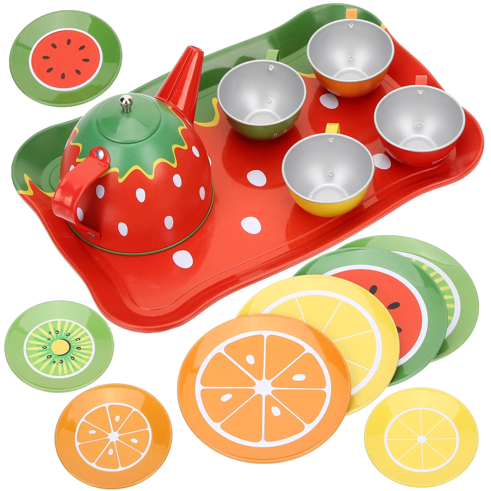 Juego de té de simulación, accesorios de cocina, juguetes para hacer la tarde, postre para niños y niñas