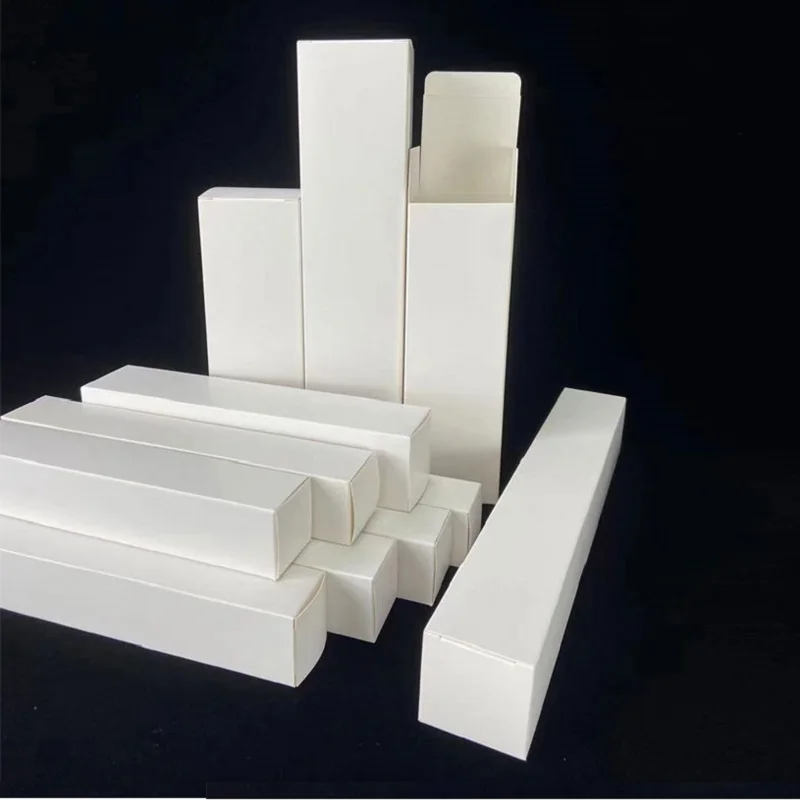 25pcs -  White 350gsm Paperboard Packaging Box for Sample Handmade Soap Party Gift Height 20-36cm