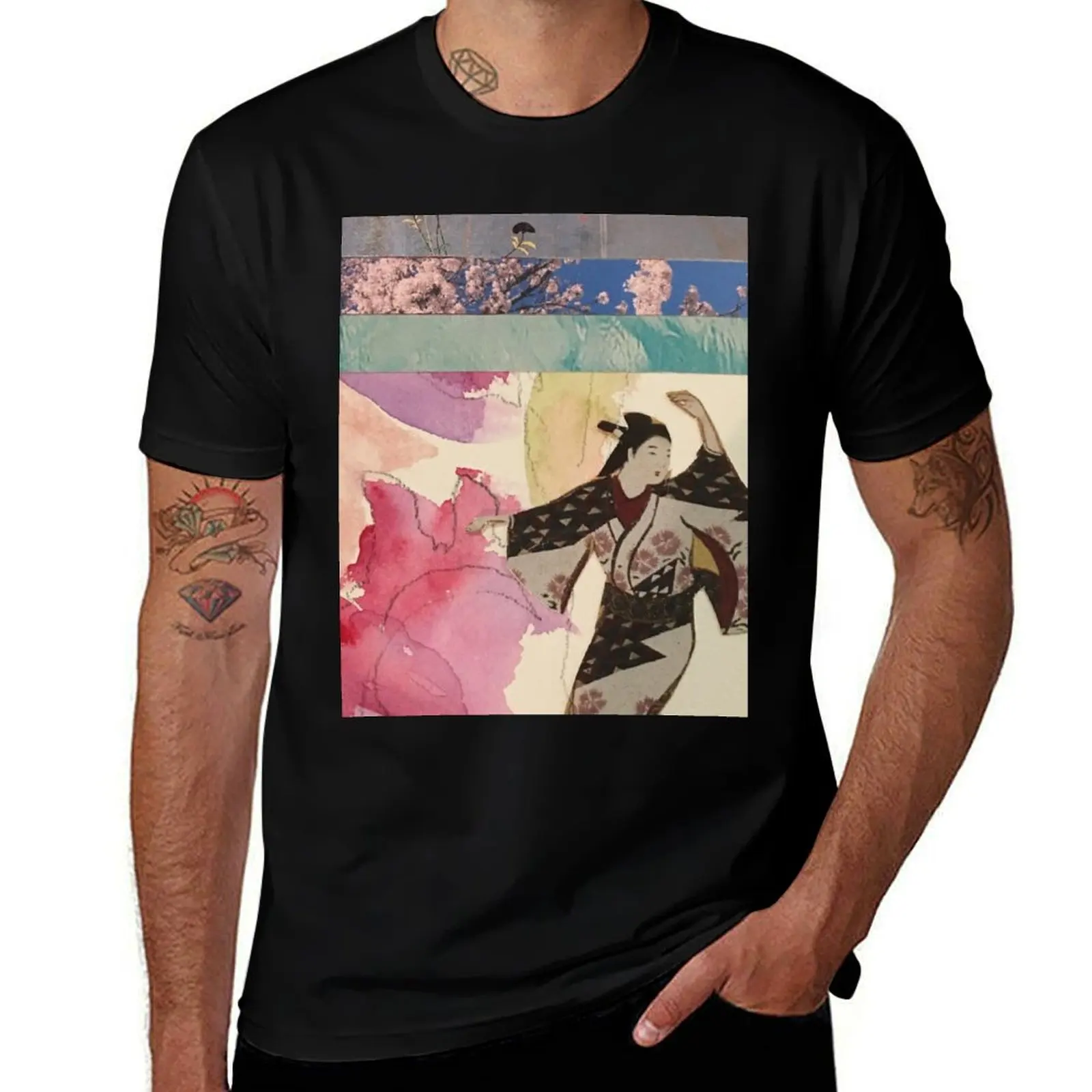 

Dancing Geisha T-Shirt t shirt custom print t shirts for man pack white
