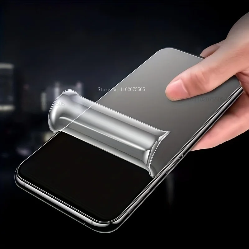 4 قطعة واقي شاشة هيدروجيل غير لامع لهاتف هواوي بورا 70 الترا 70 برو + طبقة ناعمة مضادة للبصمة بورا 80 برو + بورا 80 الترا