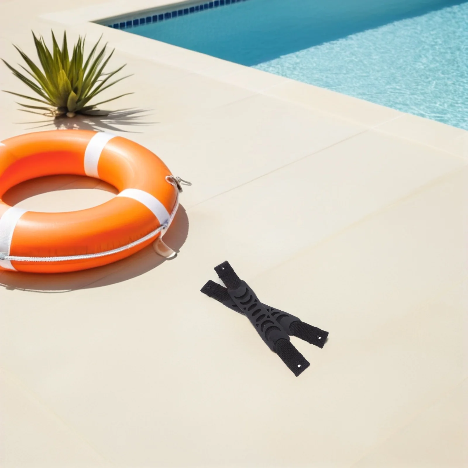 

4Pcs Kayak Carry Handles Heavy Duty Nylon Webbing T-Shape Replacement for Paddle Board Canoe Boat Ocean Use Black