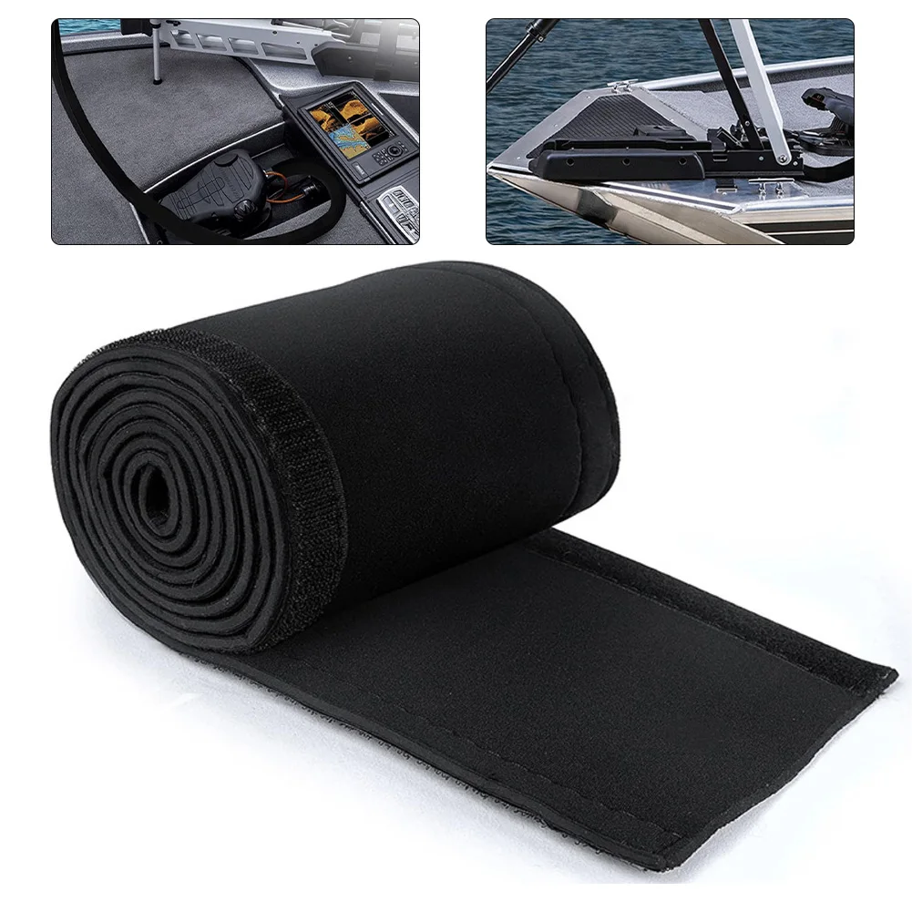 

60Inch Chloroprene Rubber Wiring Harness Protection Sleeve Trolling Motor Cable Sleeve In Marine Environment Boat Accessory