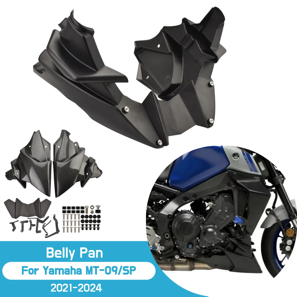 

For Yamaha MT-09 SP 2021-2025 Tracer 9 GT MT09 Belly Pan Bellypan Lower Engine Chassis Spoiler Fairing XSR900 2022 Accessories