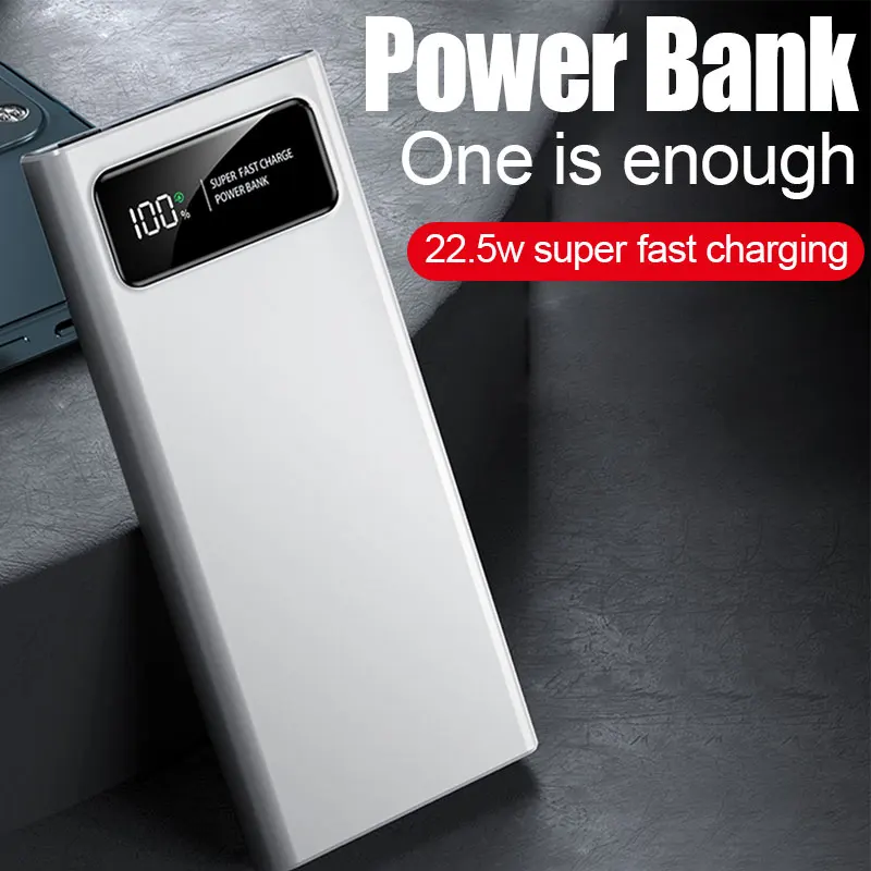 

22.5W Power Bank 10000mAh Portable Charger PowerBank Fast Charging External Battery For iPhone16 15 14 Xiaomi poweer bank