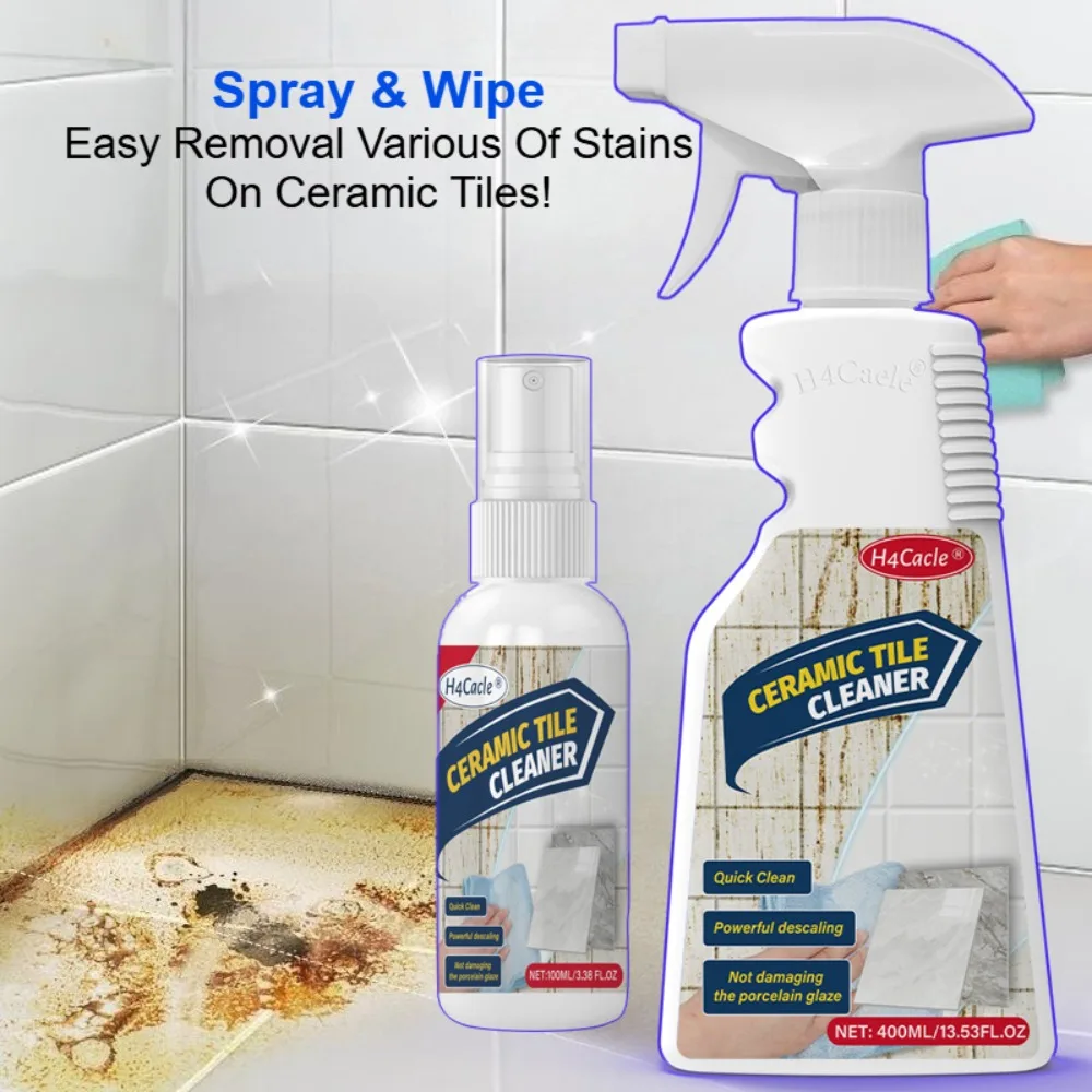 Ceramic Tile Cleaning Spray,Cleaner for Kitchen,Bathroom,Tile Floors,Toilets,Bathtubs & Walls,Removes Stains &Brightens Surfaces