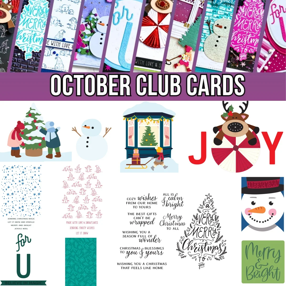 

Christmas Snow Day Wonderland Tree Stamps Metal Cutting Dies Stencil Hot Foil for DIY Making Card Scrapbook Paper Craft Decor