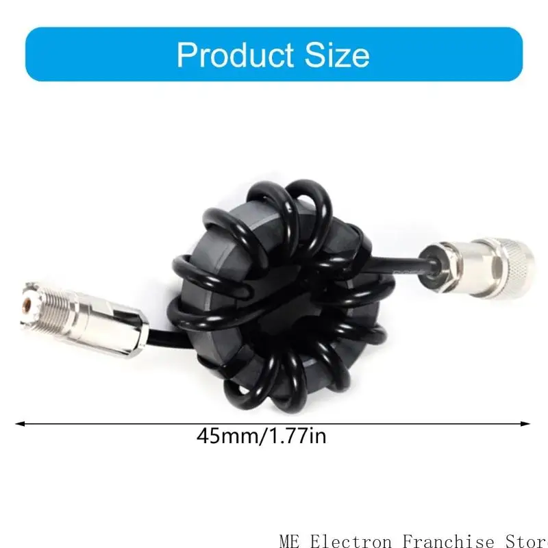 T5EA ZP614 EM43 هوائيات 1.8-30 ميجا هرتز مختصرة مختصرة الوضع المشترك الفعال الحالي