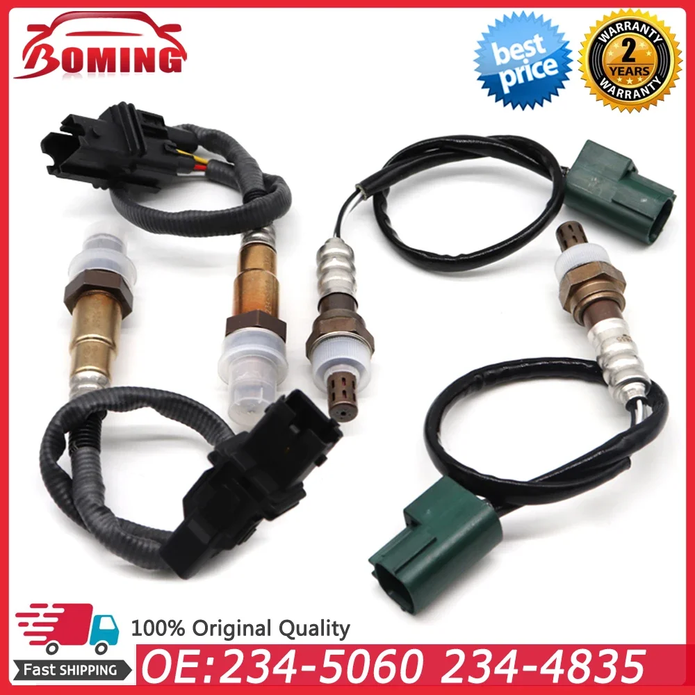 O2 Oxygen Lambda Sensor 234-5060 234-4835 For Infiniti QX56 For Nissan Armada Titan V8-5.6 2004-2006  Upstream&Downstream 4pcs