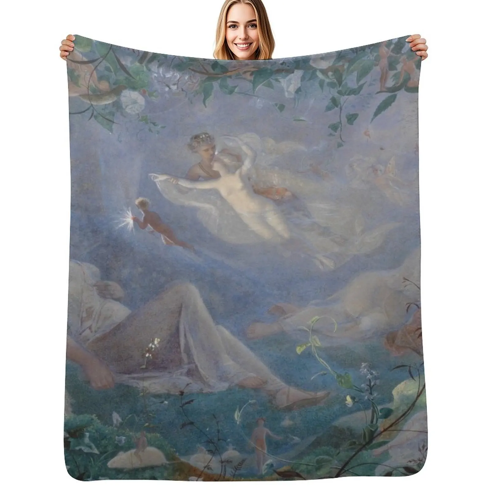 

A Midsummer Night Dream Throw Blanket All Season Soft Lightweight Blanket for Home
