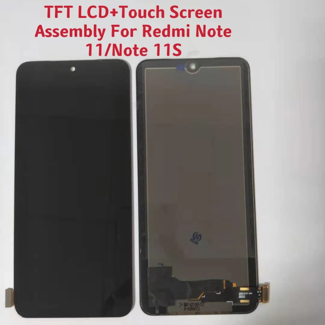 2201117TG 2201117SG Premium LCD For Xiaomi Redmi Note 11 Display Touch Screen Digitizer Panel Assembly For Redmi Note 11S LCD