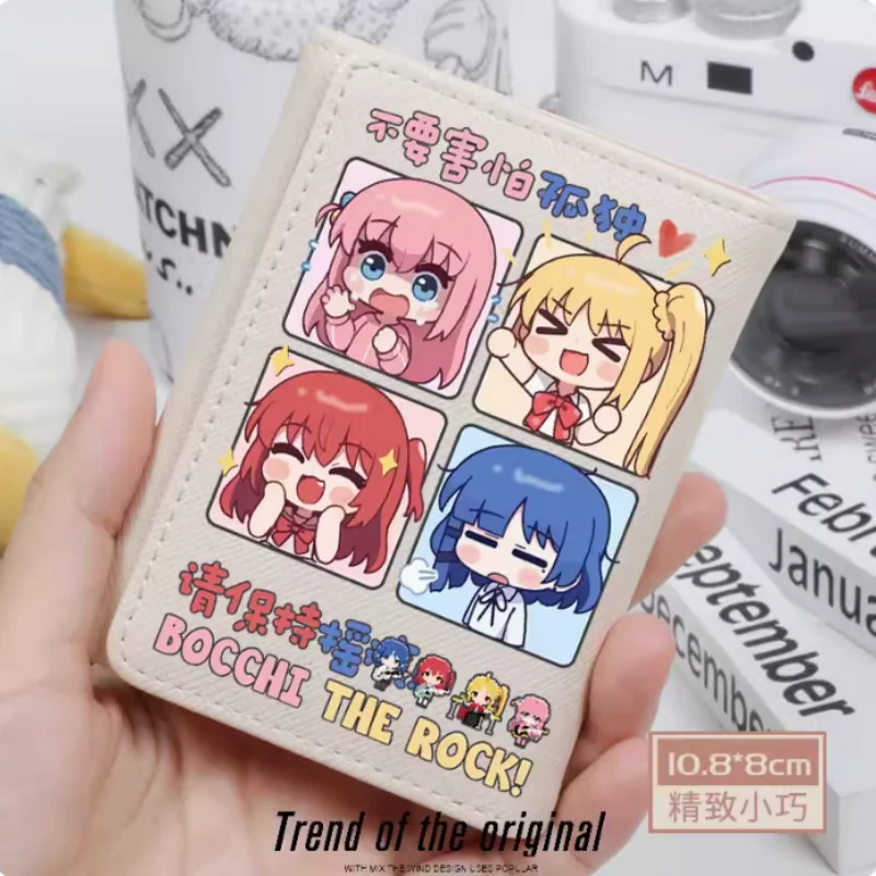 

Anime Bocchi The Rock! Gotoh Hitori Kita Ikuyo Fashion Wallet PU Purse Card Holder Hasp Money Bag Cosplay Gift B1698