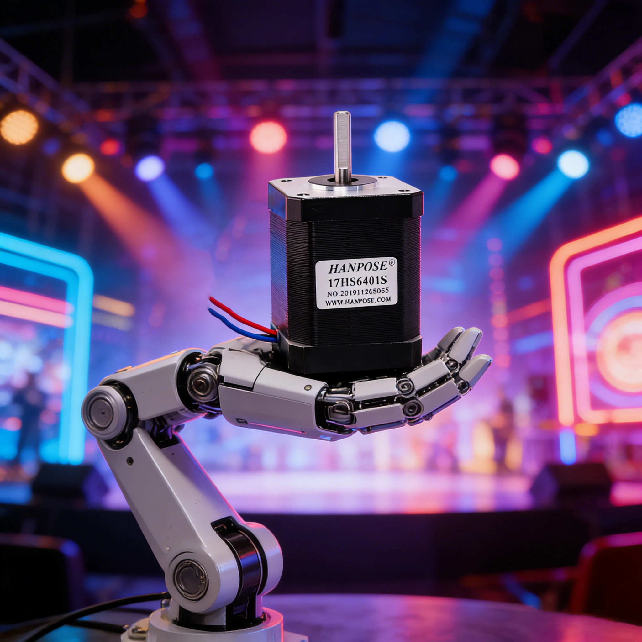 

2 Phase 4 Lead Nema17 Stepper Motor 1.8 Degree 17HS6401S-1MD H60mm 1.7A 70N.cm Suitable for CNC Milling Machine Stage Lighting