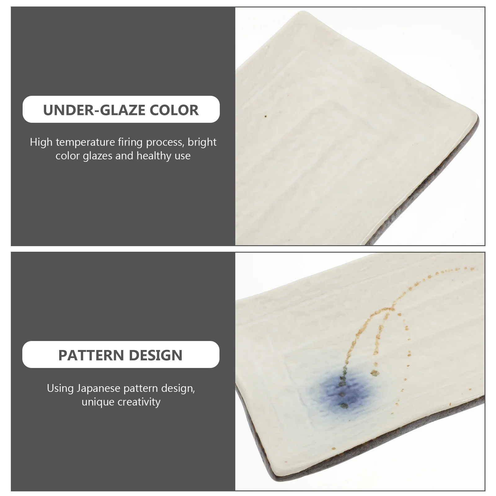 

Sushi Plates Ceramic Dessert Decorative Japanese Dinnerware Japanese-style Dishes