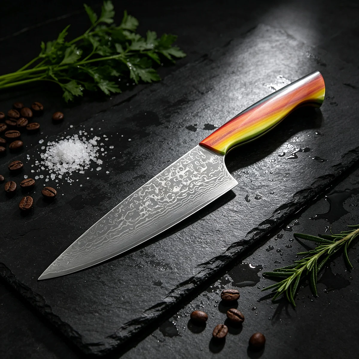 8 Inch Gyuto Knife 67-layers Damascus Steel VG10 Blade Chef Cleaver Meat Slicing Vegetables Western Kitchen Knife Cooking Tools