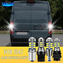 2pcs P21W LED Reverse Light Back Up Lamp 1156 7506 BA15S Rear Fog Bulb For Fiat Ducato Punto Evo 500 Panda Grande Bravo 2 Doblo