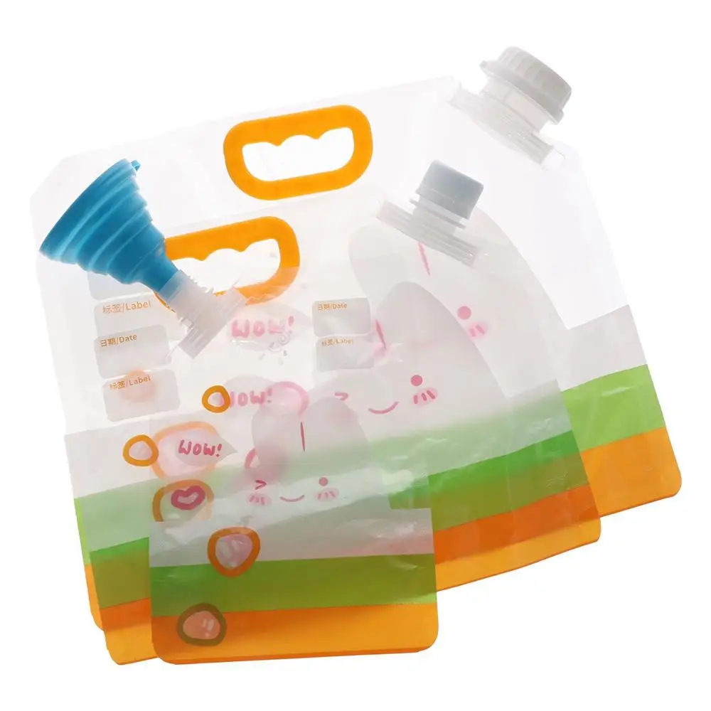 with Funnel Household Leak proof Kitchen Storage Bags Food Packaging Bags Fresh-Keeping Bag Grain Sealed Bag