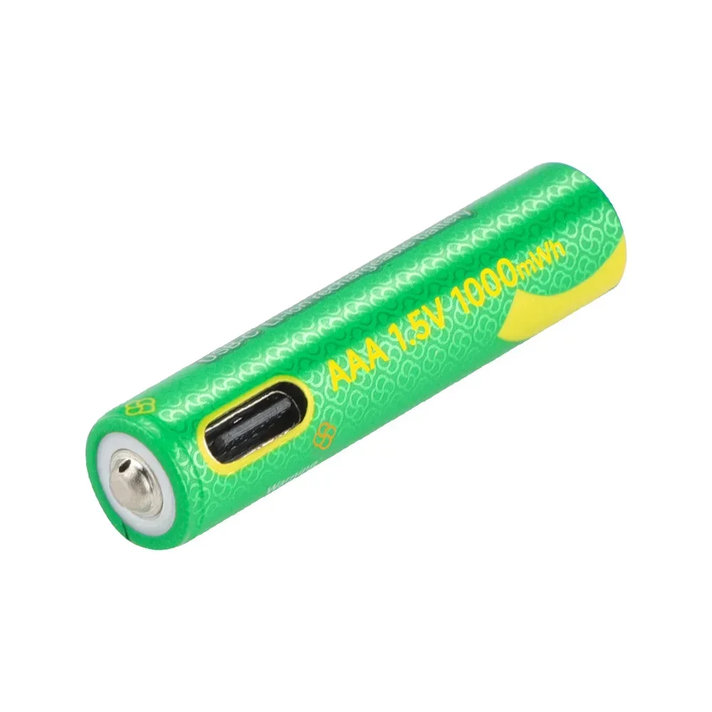 DLGpower USB 1.5V 1000mWh Lithium Battery AAA Rechargeable Lithium Batteries aaa for Electric Toys Mouse Keyboard Flashlight