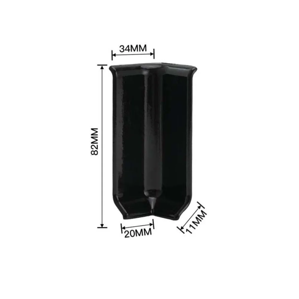 82MM Height Baseboard Corner Blocks Inside and Outside Corners Self Adhesive Wall Base Moulding Trim Connector Skirting Board