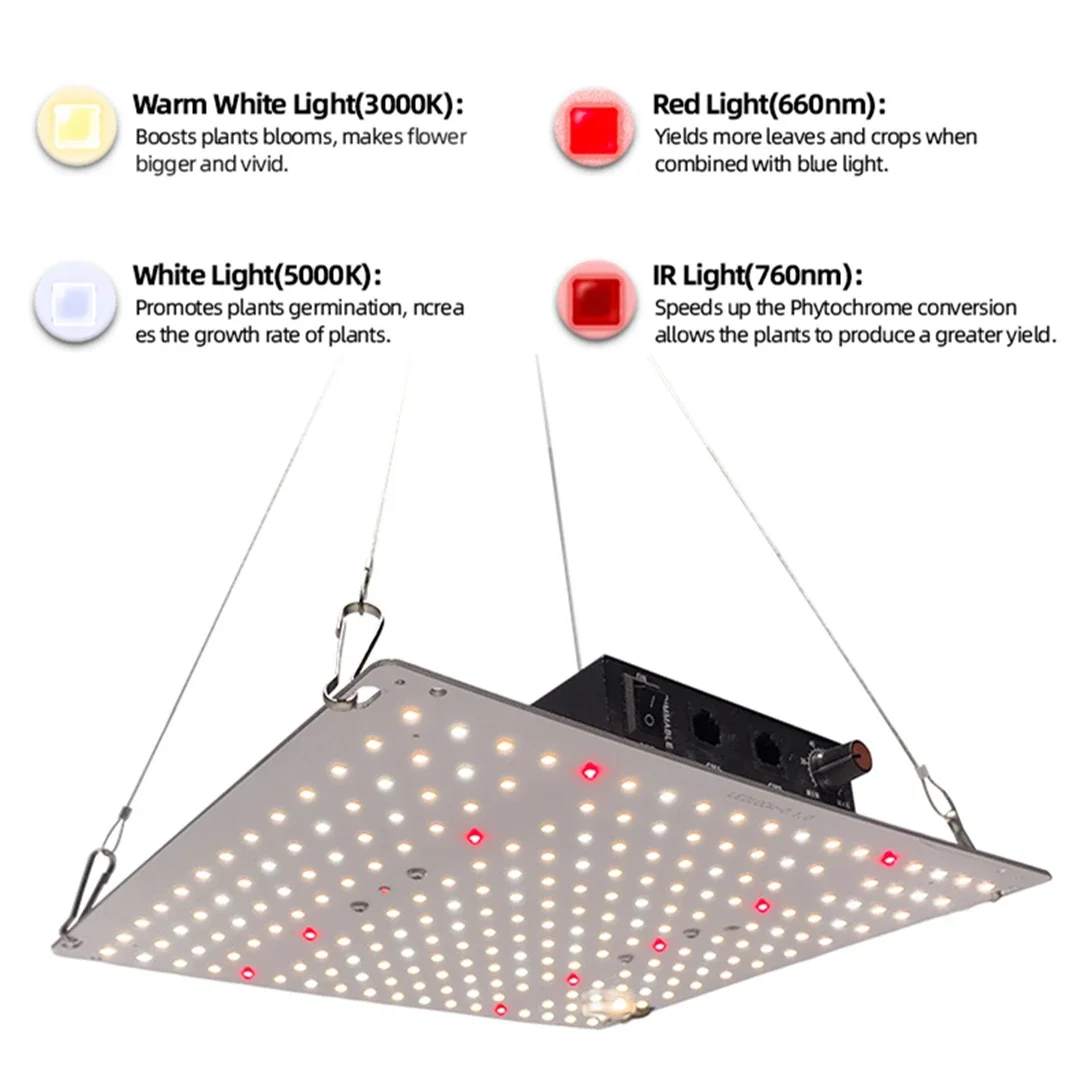 commercial led grow light dimmable lights full spectrum uv ir indoor hydroponic lm301b led grow light