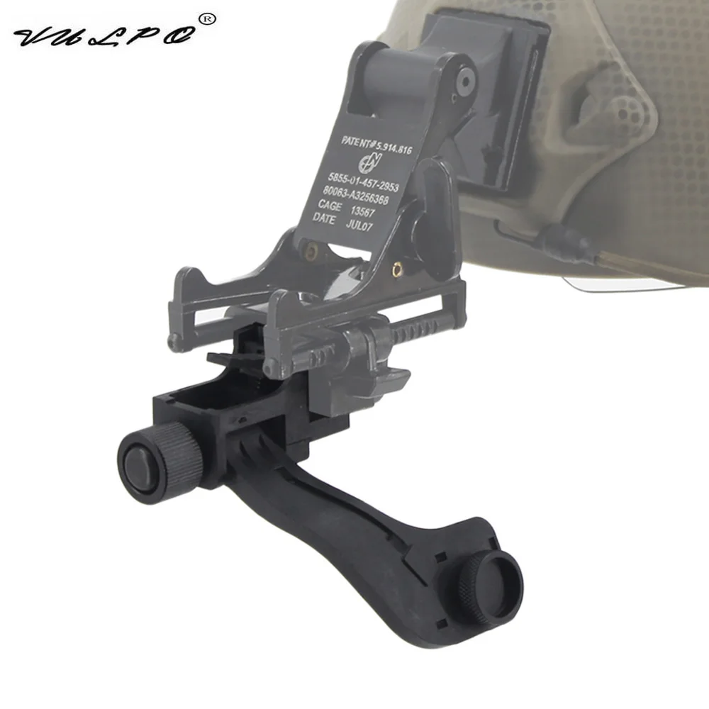 VULPO Tactical ABS Plastic NVG J Arm Mount Night Vision Goggles Bracket Adapter Helmet Accessories