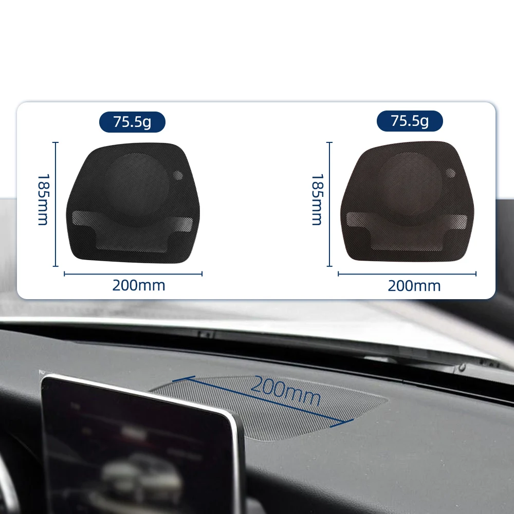 

W205 W253 Центральная крышка звукового сигнала приборной панели 20568016079051 2015-2021 Крышка динамика приборной панели Сетка для Mercedes Benz C GLC