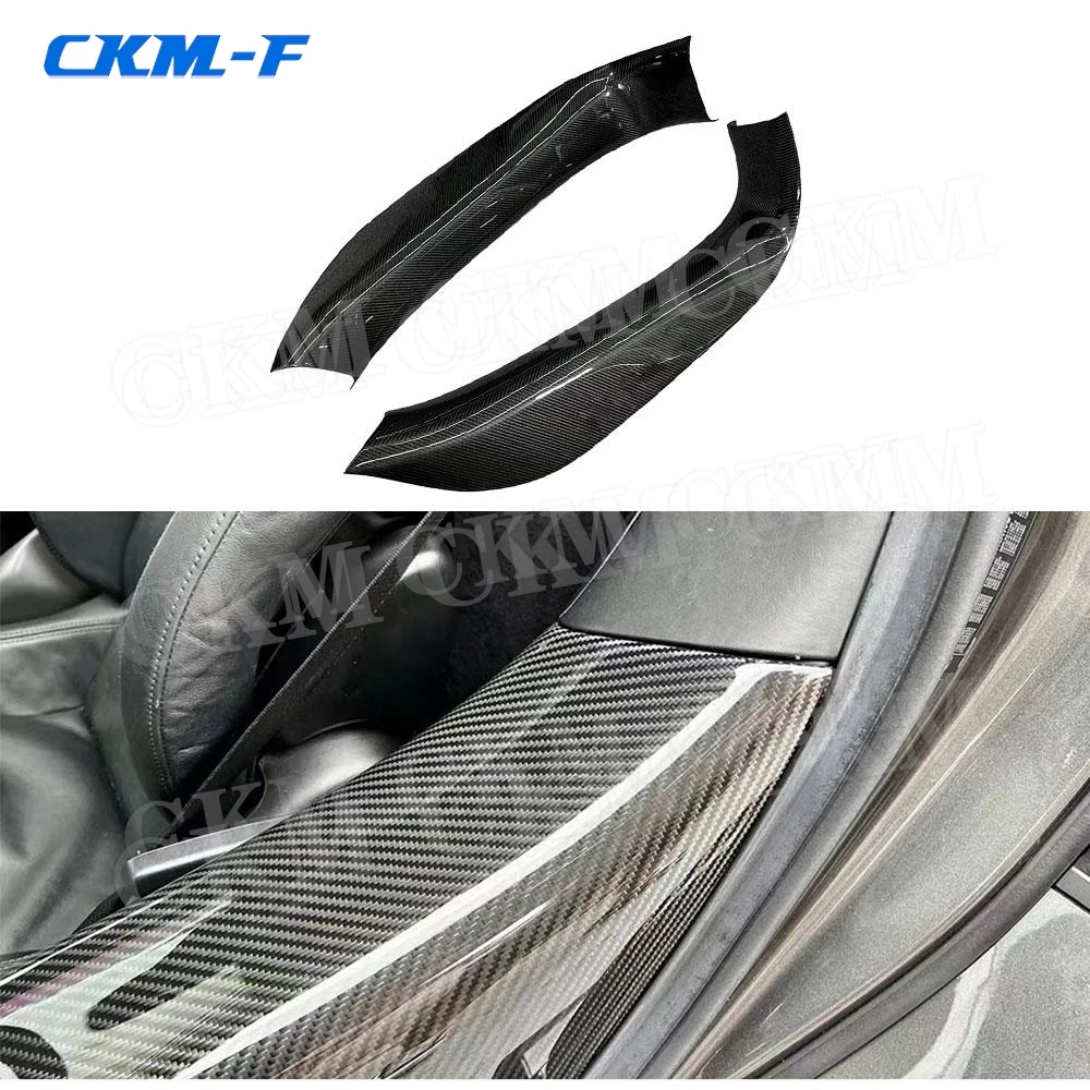 

Dry Carbon Fiber Door Sills Cover for Mclaren 540C 570S 570GT Side Panels Body Skirts Kit Lip Cover Car Accessories