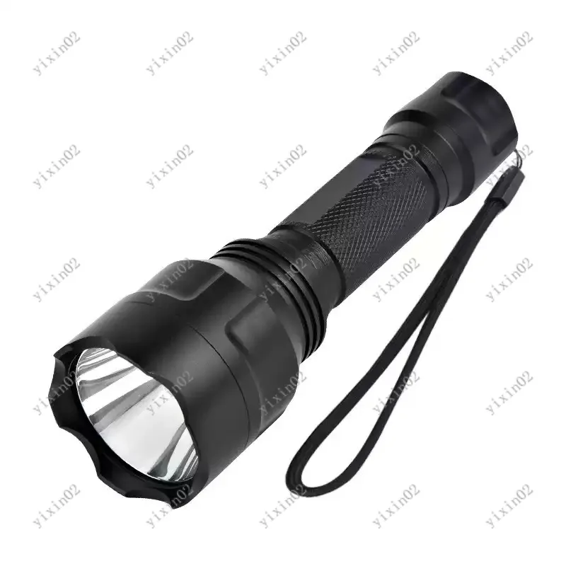 Imported LED Bright Flashlight Rechargeable Far Shot Waterproof Torch Outdoor Cycling Home Portable Lighting Lamp
