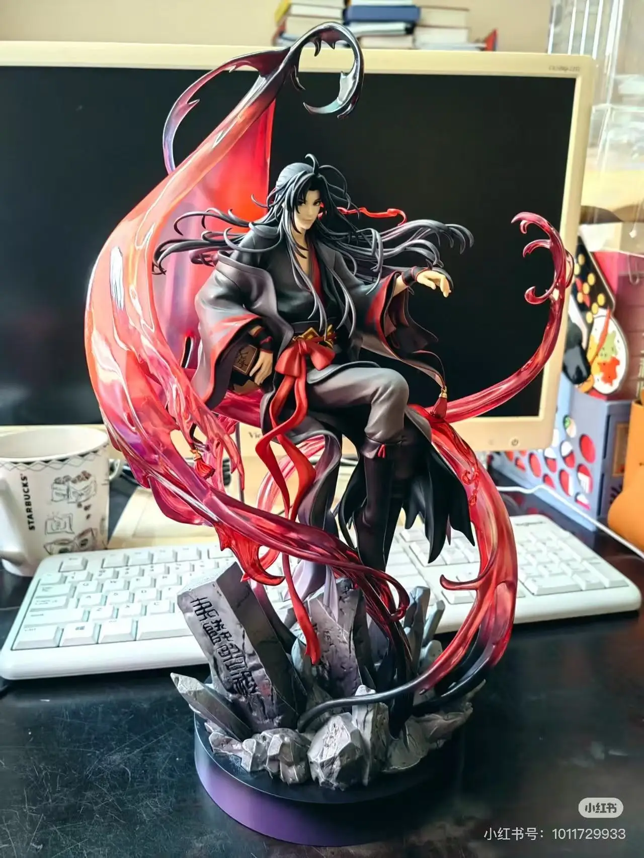 Подлинная фигурка Mo Dao Zu Shi Wei Wuxian Yi Ling Lao Zu Ver, большая фигурка, коллекция аниме, модель из ПВХ, статуя, кукла в подарок