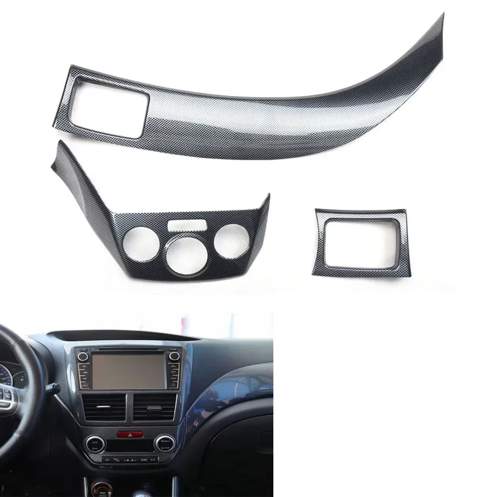 

For Subaru Forester 2008-2012 LHD Car Dashboard Central Passenger Seat Side Decoration Strips Cover Trim New Car Styling