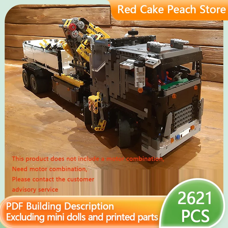 

City Car Model MOC Building Bricks Classic European Crane Truck Modular Technology Children Holiday Gifts Assemble Toys Suit